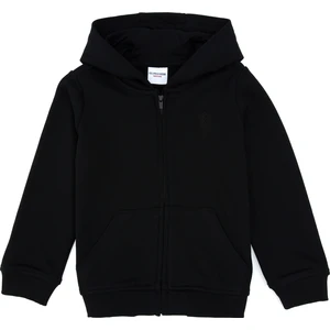 U.S. Polo Assn. Erkek Çocuk Siyah Basic Kapüşonlu Sweatshirt 50308439-VR046