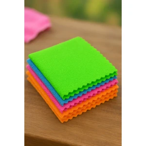 Lazer Kesim (Piko Desenli) 8'li Mikrofiber Bez Mikro Fiber Temizlik Bezi 30 x 30 cm