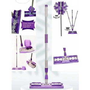Hrz Teleskopik Mandallı Mikrofiber Sihirli Mop Yüzey Temizleyici