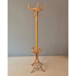 Kleinhaus Furniture Ahşap Askılık - Tonet Ayaklı Askılık - 6'lı Askılık - Ceket Elbise Askılık (DEĞİŞTİRİLEBİLİR RENK)