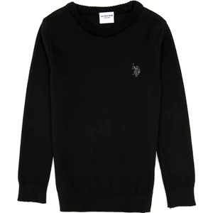 U.s. Polo Assn. Erkek Çocuk Siyah Kazak /triko 50315586-VR046