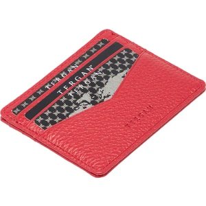 Kırmızı Hakiki Deri Unisex Kredi Kartlık - S1KK00001665-B68