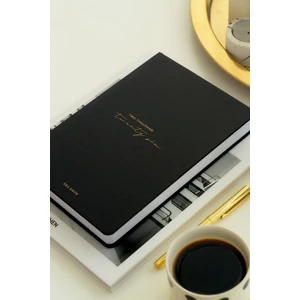 Matt Notebook 2026 Yılı A5 Tam Gün Ajanda 15X22 cm - 365 Gün Siyah