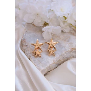 Altın Kaplama 2'li Yıldız Küpe