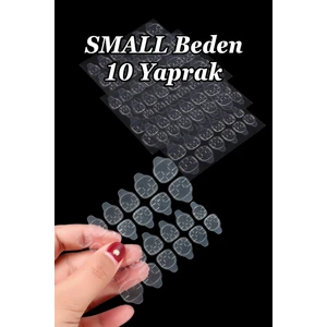 Easy Beauty 240 Adet SMALL Beden Çift Taraflı Yapıştırıcı Bant Takma Tırnak Yapıştırıcı Cilde Zarar Vermez