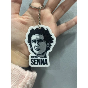 Ayrton Senna Sevimli Figür Karakter Anahtarlık