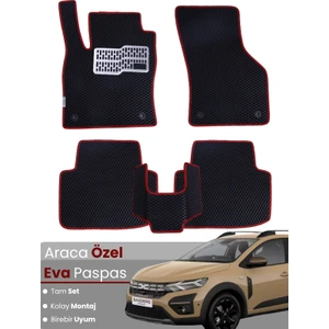 Dacia Sandero (2020-2025) Uyumlu Eva Paspas Tam Set – Birebir Uyum,su Geçirmez,kolay ve Hızlı Montaj