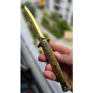 PAZAAR59 Gold Güllü Çakı