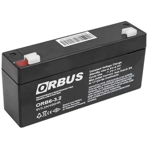 Orbus 6 Volt 3.2 Amper Akü Orb6-3.2 (125X33X60 Mm)