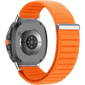 Samsung Galaxy Watch 8 40MM 44MM 46MM Classic Hasır Örgü Esnek Naylon Cırtlı Spor Kordon Loop Kayış