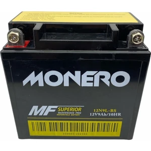 12 Volt 9 Amper Monero Jelli Tam Kapalı Dik Akü