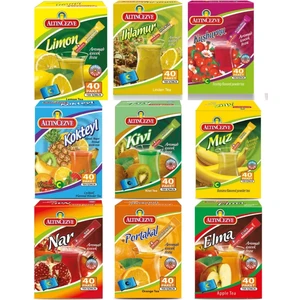 9’lu Set Tek Içimlik Içecek Tozu 40 x 1.5 gr