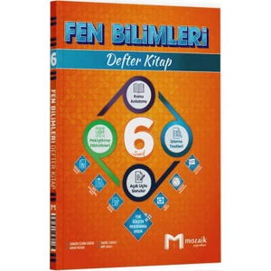 6. Sınıf Fen Bilimleri Defter Kitap