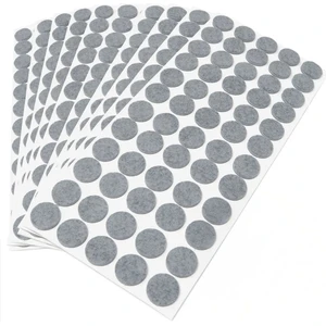 Yapışkanlı Mobilya Masa Sandalye Parke Zemin Ayak Koruyucu Kaydırmaz Keçesi 20 mm (100'LÜ Paket)