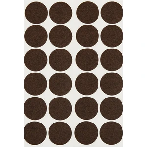 Yapışkanlı Mobilya Masa Sandalye Parke Zemin Ayak Koruyucu Kaydırmaz Keçesi 28 mm (56'lı Paket)