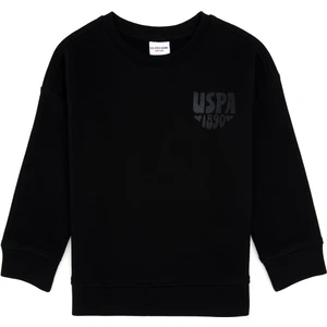 U.s. Polo Assn. Kız Çocuk Siyah Sweatshirt 50314289-VR046
