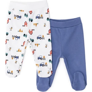 Hellobaby Yenidoğan Erkek Bebek 2li Patikli Alt