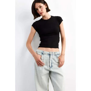 Bisiklet Yaka Kısa Kollu Tişört G1072AX25SM