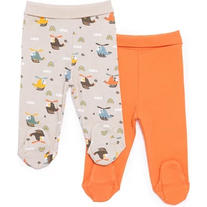 Hellobaby Erkek Bebek Yenidoğan 2li Patikli Alt