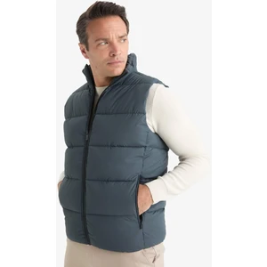 Su İtici Slim Fit Dar Kesim Dik Yaka Astarlı Fermuarlı Cepli Mevsimlik Baharlık Şişme Yelek C5630AX25AU