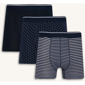 Regular Fit Baskılı 3'lü Boxer A1459AX25AU