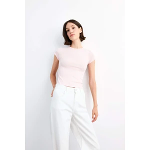 Bisiklet Yaka Kısa Kollu Tişört G1072AX25SM