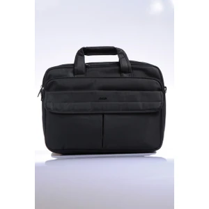 71242 Siyah Kumaş Laptop Bölmeli Evrak Çantası