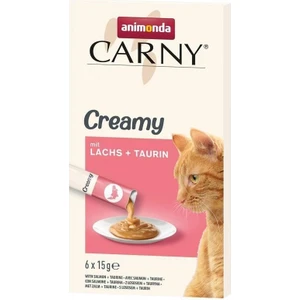 Snack Carny Somonlu & Taurinli Kedi Kreması 6X15 gr