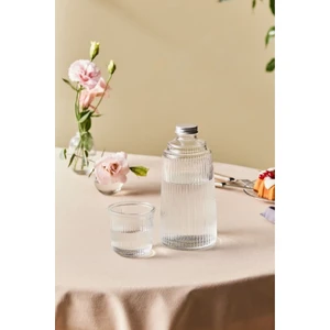 Lille Şeffaf Cam Başucu Sürahisi 1100 ml