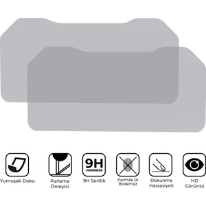 Gp Kompozit Rks Freccia 150 2024 Uyumlu Motosiklet Ekran Koruyucu Şeffaf