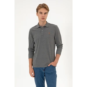 U.s. Polo Assn. Erkek Antrasit Melanj Sweatshirt 50313772-VR081