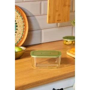 Green Dikdörtgen Saklama Kabı 800 ml