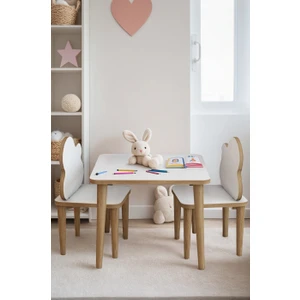 Çocuk Oyun Aktivite Masası ve Sandalye Seti - Yazılabilir Silinebilir Yüzey