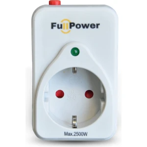 Fullpower Tekli Akım Korumalı Priz Beyaz