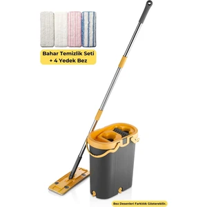 Bahar Temizlik Seti 14 Litre 4 Yedek Bezli Set VP-495