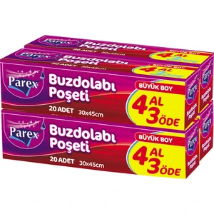 4 Al 3 Öde Buzdolabı Poşeti Büyük Boy 4X20 80 Adet