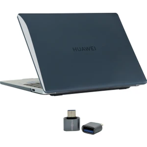 Huawei MateBook 14 Kılıf (2024) ile Uyumlu | Kristal Parlak Sert Koruma Kapak | İnce, Hafif, İz Bırakmayan Çizilmeye Dayanıklı Tasarım