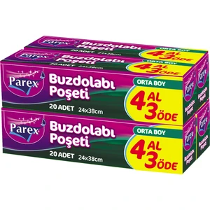 Buzdolabı Poşeti Orta Boy 4 Al 3 Öde