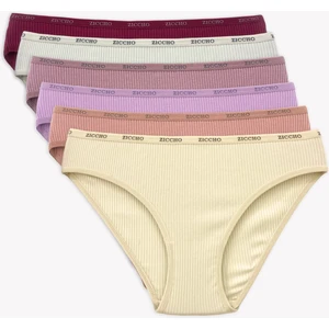 Kutulu 6 Adet Fitilli Bikini Külot Set