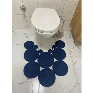 Jüt Klozet Önü Paspas Lacivert