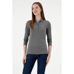 U.s. Polo Assn. Kadın Antrasit Melanj Sweatshirt 50313593-VR081