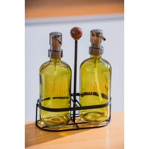 Pierre Metal Standlı Sabunluk Seti - 500 ml