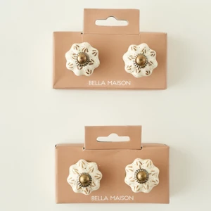 Bella Maison Alora Kulp 4'lü Beyaz (6,5x3x3 cm)