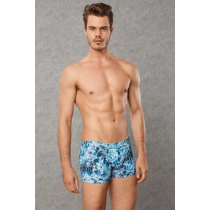 Erkek Modal Çok Renkli Baskılı Torbalı  Normal Paça Boxer 1805