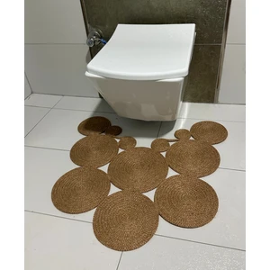 Jüt Klozet Önü Paspas Hasır Rengi