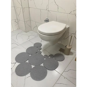 Jüt Klozet Önü Paspas Gri