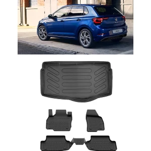 Volkswagen Polo 2023 Sonrası Lıfe/style 2023 Sonrası 4.5d Paspas 3D Rizline Alt Bagaj Havuzu