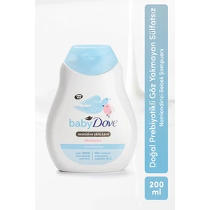 Baby Dove Hassas ve Kuru Cilde Sahip Bebekler İçin Saç Şampuanı 200 ml