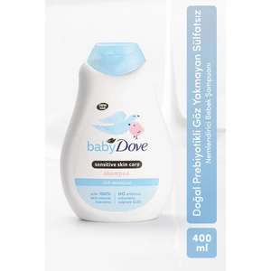 Baby Dove Hassas ve Kuru Cilde Sahip Bebekler İçin Saç Şampuanı 400 ml