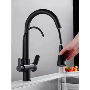 Dual Black Spırallı Arıtmalı Mutfak Bataryası